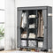 Artiss Portable Clothes Closet Wardrobe Large Grey with Shelf
