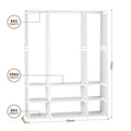 Artiss Portable Clothes Closet Wardrobe Open Shelf White Large