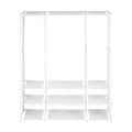 Artiss Portable Clothes Closet Wardrobe Open Shelf White Large