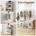 Artiss Portable Clothes Closet Wardrobe Open Shelf White Large