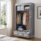 Artiss Large Portable Clothes Closet Wardrobe Grey