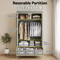 Artiss Large Portable Clothes Closet Wardrobe Grey