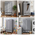 Artiss Large Portable Clothes Closet Wardrobe Grey