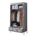 Artiss Large Portable Clothes Closet Wardrobe Grey
