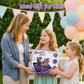 Keezi Dance Mat Toy for Kids Age 3-12 Electronic Dance Pad with Bluetooth 4 Game Modes Purple