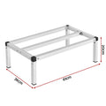 Giantz 61x36cm Aluminum Dunnage Rack Heavy Duty Kitchen Storage Platform