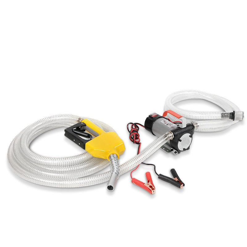 Giantz 12V Diesel Transfer Pump Electric Bowser Oil Fuel Auto