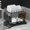 Cefito Dish Rack 2 Tier Expandable Drying Drainer Cutlery Holder