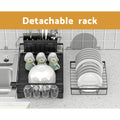 Cefito Dish Rack 2 Tier Expandable Drying Drainer Cutlery Holder
