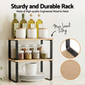 Cefito Kitchen Storage Shelves Organiser Set of 2
