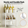 Cefito Kitchen Storage Shelves Organiser Set of 2