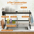 Cefito Dish Drying Rack Kitchen Sink Organiser Drainer Storage