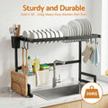 Cefito Dish Drying Rack Kitchen Sink Organiser Drainer Storage
