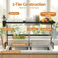Cefito Dish Drying Rack Kitchen Sink Organiser Storage Drainer