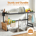 Cefito Dish Drying Rack Kitchen Sink Organiser Storage Drainer