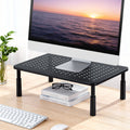Artiss Monitor Stand Adjustable 3 Height Desk Organiser Black