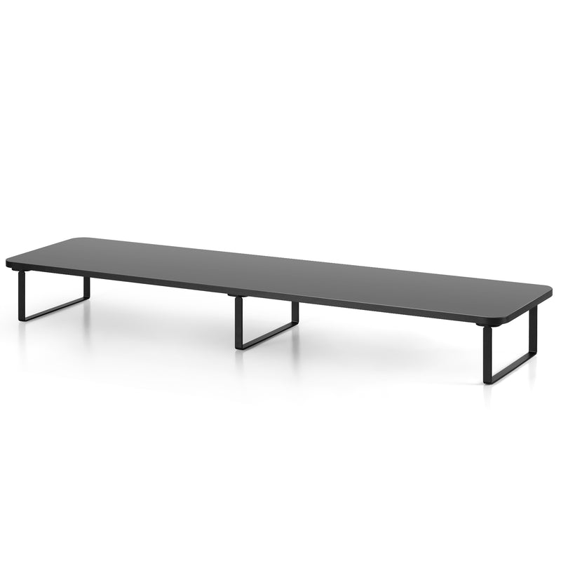 Artiss Dual Monitor Stand 100cm Riser Black Desk Organiser