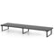 Artiss Dual Monitor Stand 100cm Riser Black Desk Organiser
