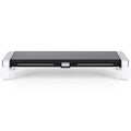 Artiss RGB Monitor Stand USB Hub Desk Organiser Charging Black