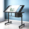 Artiss Black Drawing Desk Drafting Table with Storage