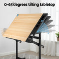 Artiss Drafting Table Adjustable Drawing Desk Multi-Functional Art Craft