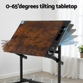 Artiss Drafting Table Drawing Desk Adjustable Art Craft Multi-Functional