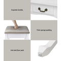 Artiss Dressing Table Stool Foldable Mirror White