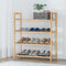 Artiss 4-Tier Shoe Rack 12 Pairs Woven Shelves Storage