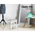 Artiss Velvet Dressing Table Stool White