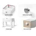 Artiss Bedside Table 2 Drawers White