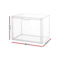 Artiss Clear Acrylic Display Case 27cm Dustproof Toys Box