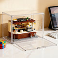 Artiss Clear Acrylic Display Case 27cm Dustproof Toys Box