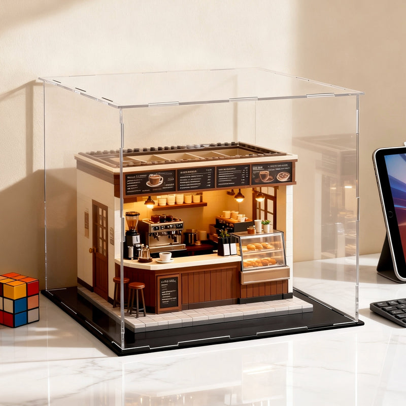Artiss Clear Acrylic Display Case 30cm Dustproof Box Car Toys