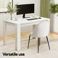 Artiss Dining Table 4 Chairs Set White Sherpa