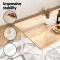 Artiss Dining Table Chairs Set 4 Bench Kitchen Natural White