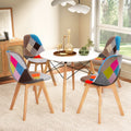 Artiss Dining Table 4 Chairs Set White DSW Seats 4
