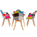 Artiss Dining Table 4 Chairs Set DSW White