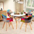 Artiss Dining Table 4 Chairs Set DSW White