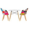 Artiss Dining Table 90cm + 2 Chairs Set
