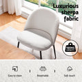 Artiss Dining Table 4 Chairs Set Marble White