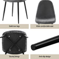Artiss Dining Table and 4 Chairs Set Grey Metal