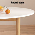 Artiss Dining Table 4 Chairs Set White Wood