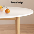 Artiss Dining Table 4 Chairs Set White Grey