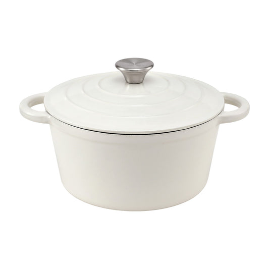 5-Star Chef 3.8L Cast Iron Dutch Oven Pot Lid Sourdough Bread