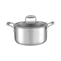 5-Star Chef 4.5L Dutch Oven 24cm Stainless Steel Pot Lid