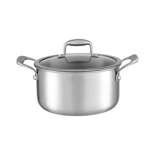 5-Star Chef 4.5L Dutch Oven 24cm Stainless Steel Pot Lid