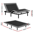 Artiss Electric Adjustable Bed Frame Double Wireless Remote Zero Gravity