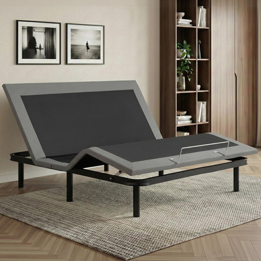 Artiss Electric Adjustable Bed Frame King Wireless Remote Zero Gravity