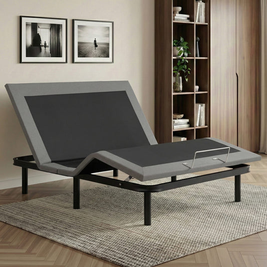 Artiss Queen Electric Bed Frame Adjustable Zero Gravity Wireless Remote