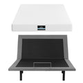 Artiss Double size bed frame & Giselle Bedding Double Mattress Combo, adjustable bed Base for Snoring Relief, Independent Head Foot Incline, Wireless Remote, Black,20cm Thickness
